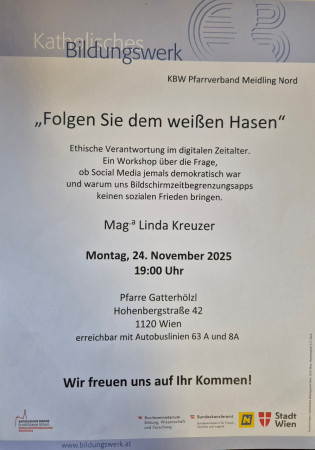 Workshop "Folgen Sie dem weißen Hasen"